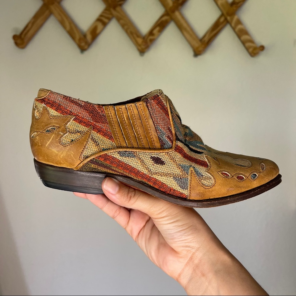 Seychelles Leather Western Ankle Boots 6